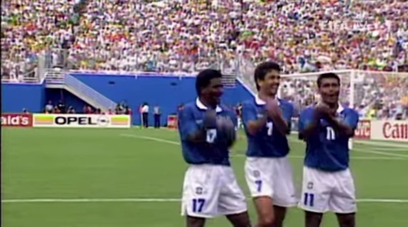 1994년 미국 월드컵 브라질 대표팀. 당시 클린스만은 한국전에서 골을 넣기도 했다. /뉴스1