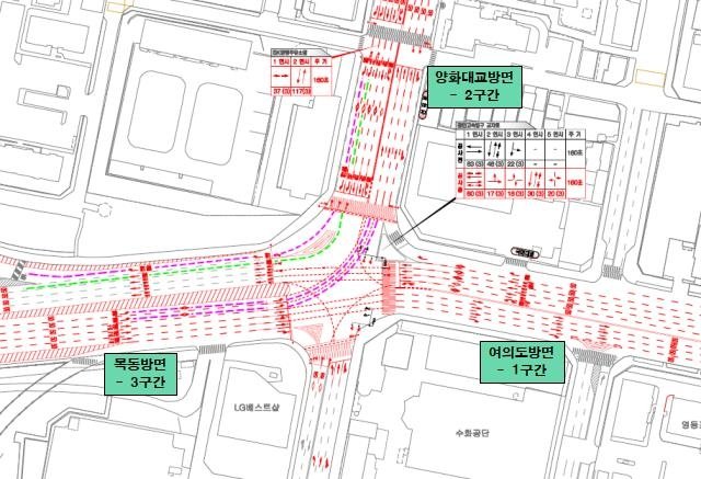 선유고가차도 철거 후 교통처리계획 안내도 [서울시 제공. 재판매 및 DB 금지]