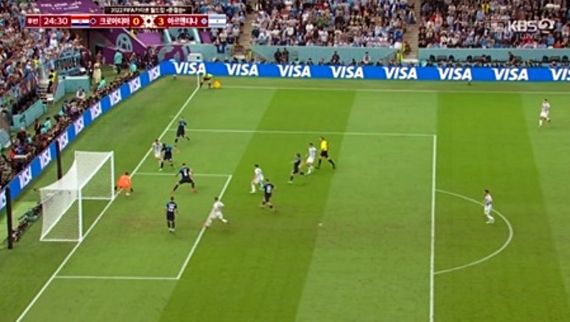 아르헨티나 vs 크로아티아 4강전 /사진=KBS