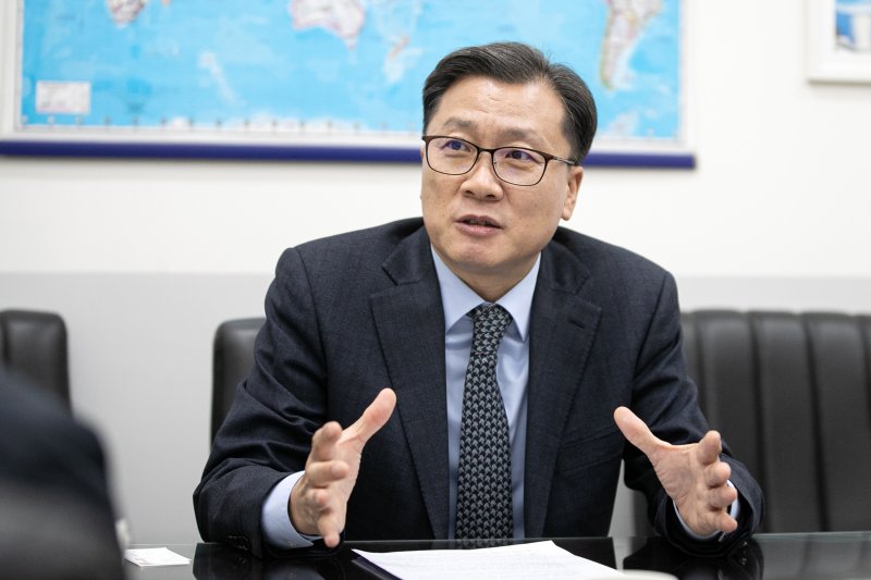 임성호 종로학원 대표가 14일 서울 마포구 종로학원 강북본원에서 뉴스1과 인터뷰하고 있다. 2022.12.14/뉴스1 ⓒ News1 이승배 기자