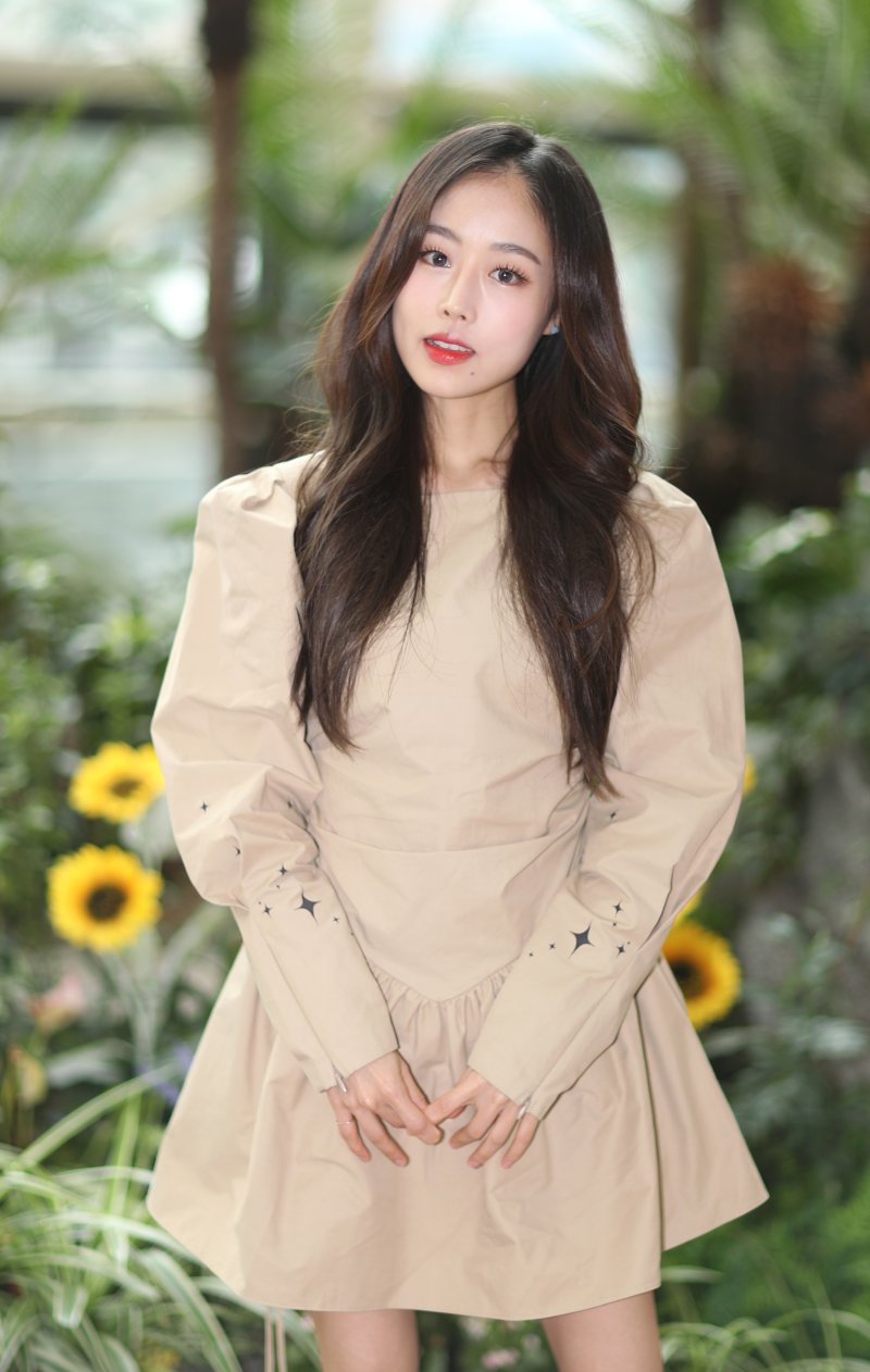 러블리즈 출신 가수 이수정이 12일 서울 종로구 뉴스1 사옥에서 열린 인터뷰에 앞서 포즈를 취하고 있다.뉴스1 ⓒ News1 권현진 기자