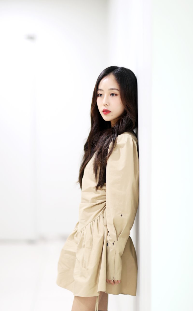 러블리즈 출신 가수 이수정이 12일 서울 종로구 뉴스1 사옥에서 열린 인터뷰에 앞서 포즈를 취하고 있다. 뉴스1 ⓒ News1 권현진 기자