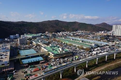 매천동 대구농수산물도매시장 [연합뉴스 자료사진]