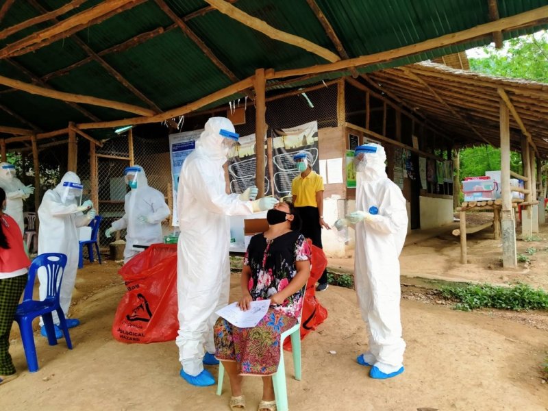 태국 매라 임시대피소 코로나19 대응 현장 [국제구조위원회 한국사무소 제공. 재판매 및 DB 금지]