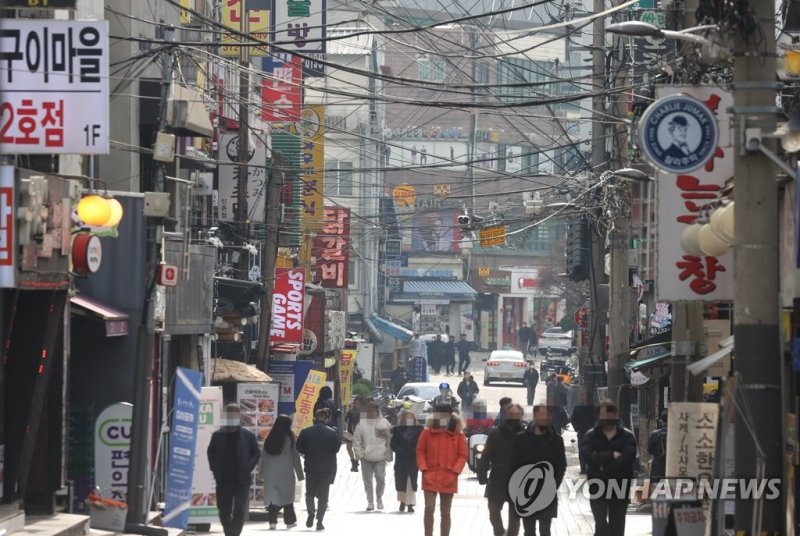 서울 시내 식당가 자료사진.연합뉴스