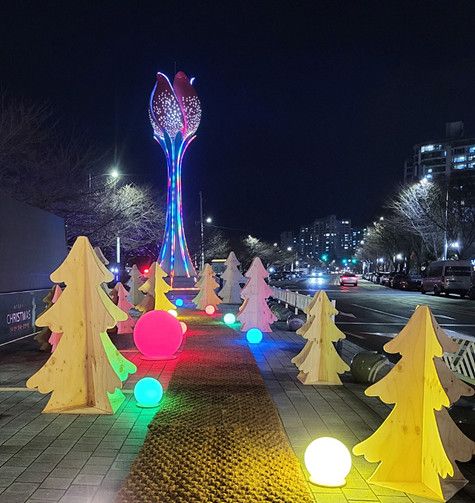 전남 광양시가 '메리 크리스마스 광양여행 가보자 GO' SNS 인증 이벤트를 펼쳐 시민과 관광객들로부터 호응을 얻고 있다. 사진=광양시 제공