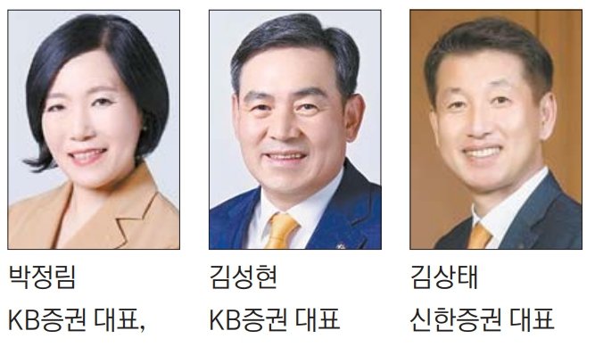 안정택한 대형 증권사… CEO 연임 잇따라