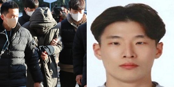 (왼) 체포 당시 이기영의 모습. 사진=뉴스1, (오) 이기영. 경기북부경찰청 제공