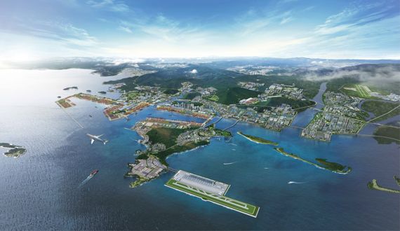 미래 부산진해경제자유구역은 어떤 모습?... ‘물류 트라이포트’ 조감도 공개