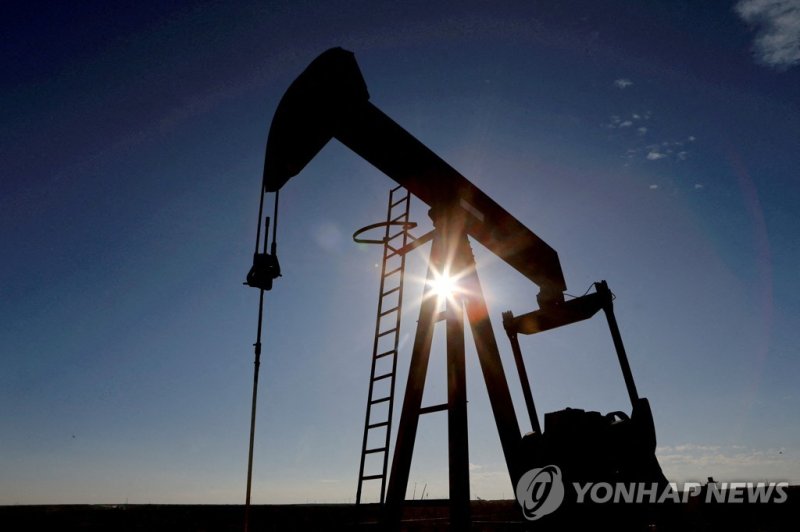 미국 최대 셰일 석유 생산지인 퍼미언 분지의 원유 추출 기구. 연합뉴스