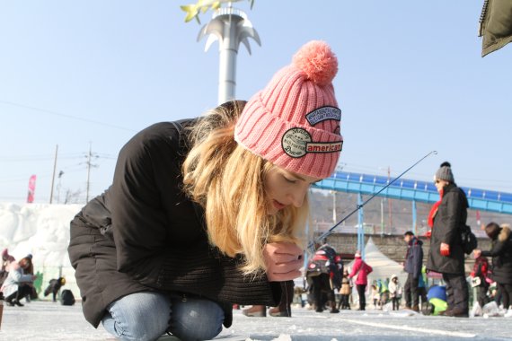 화천산천어축제는 외국인들에게도 인기가 많다. (사진=화천군)