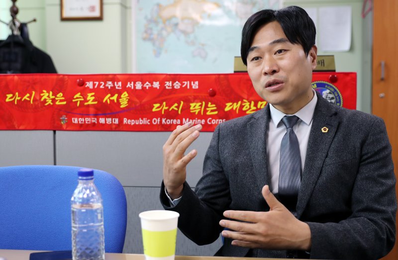 이종배 서울시의원이 5일 서울시의회 의원회관에서 뉴스1과 인터뷰를 하고 있다. 2023.1.5/뉴스1 ⓒ News1 이동해 기자