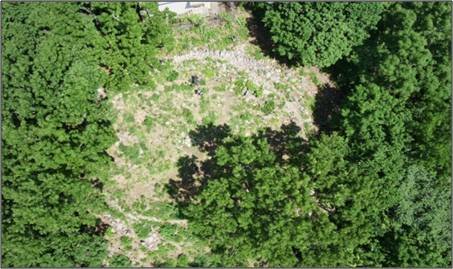 [서울=뉴시스] 제2로 직봉-울산 부로산 봉수 유적 항공사진 (사진=문화재청 제공) 2023.01.10. photo@newsis.com *재판매 및 DB 금지