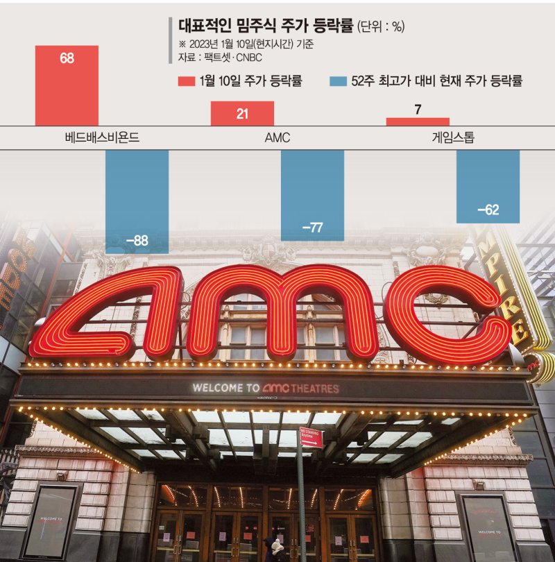 美 ‘밈 주식’ 또 왜이러나… 악재투성이인데 주가 160% 폭등