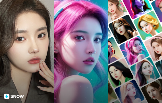 스노우 AI아바타 관련 이미지. 스노우 제공
