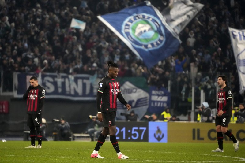 [로마=AP/뉴시스]세리에A 2위 AC밀란. 2023.01.24.