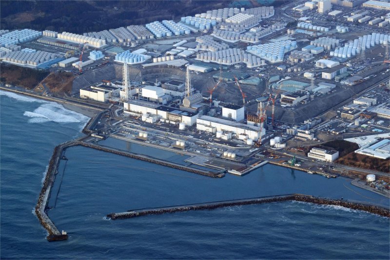 지난해 3월 17일 일본 후쿠시마 제1원자력발전소 전경. 뉴시스