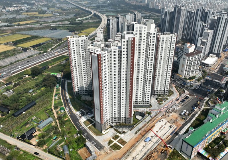 능곡 1구역에 조성된 아파트. (사진=고양시 제공)