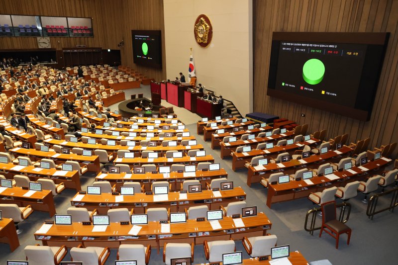 野 이태원 참사 국정조사 결과보고서 단독 처리