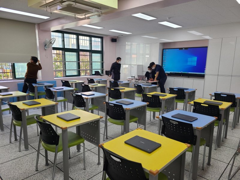 신구로초 IoT 미래교실(구로구 제공).