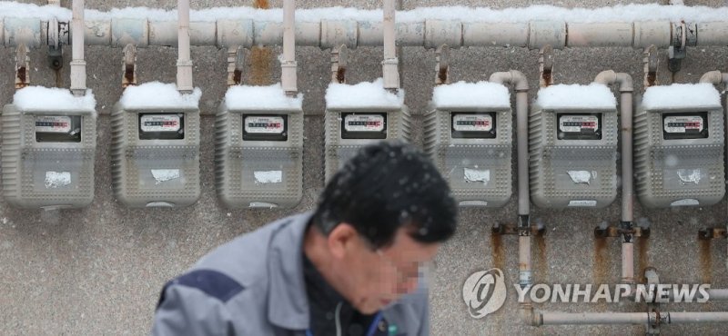 연초부터 급등한 난방비가 서민 경제에 부담으로 작용하고 있는 가운데 지난 1월 26일 서울 시내 가스계량기 모습.