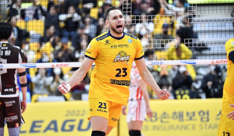 KB손보 비예나 [KOVO 제공. 재판매 및 DB 금지]