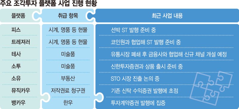 정부가 판 깔아준 ST시장… 선박도 쪼개서 판다 [시동 걸린 조각투자 시장 (上)]