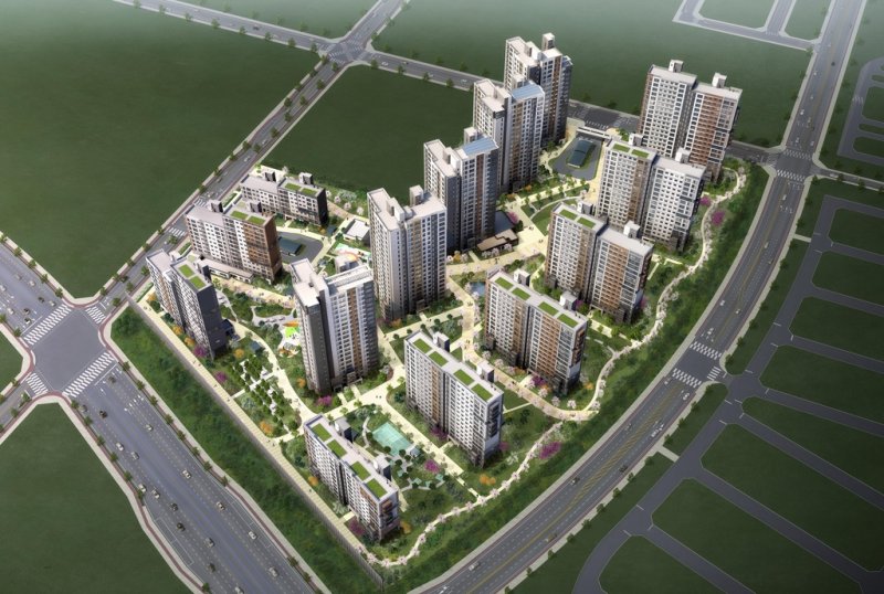 '에코델타시티 푸르지오 린' 조감도 [우미건설 제공]