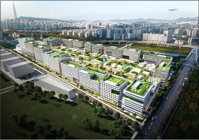수서차량기지 개발구상(안) 조감도(서울시 제공)