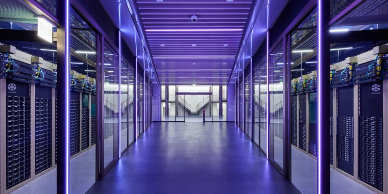 네이버 데이터센터 내 '서버룸'. 수많은 서버를 보관하는 공간 (네이버 제공)