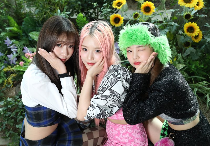 서울 종로구 뉴스1 사옥, 그룹 라임라잇 이토 미유(왼쪽부터)와 수혜, 가은 인터뷰. 2023.2.9/뉴스1 ⓒ News1 권현진 기자