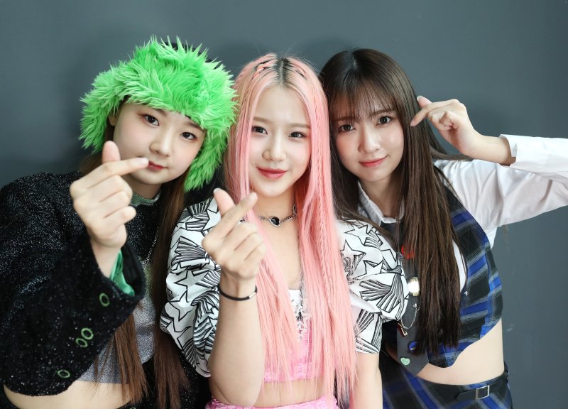 서울 종로구 뉴스1 사옥, 그룹 라임라잇 가은(왼쪽부터)과 수혜, 이토 미유 인터뷰. 2023.2.9/뉴스1 ⓒ News1 권현진 기자