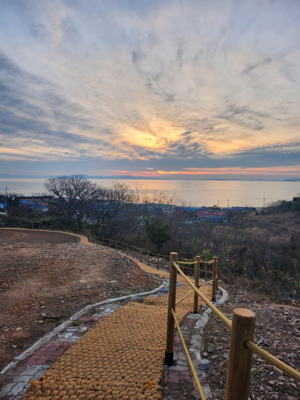 소원길에서 내려다본 송이도 앞바다의 풍광