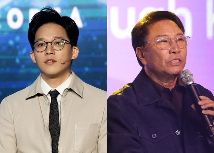 이성수 SM 공동대표(왼쪽/SM 제공), 이수만 SM 전 총괄 프로듀서 ⓒ 뉴스1