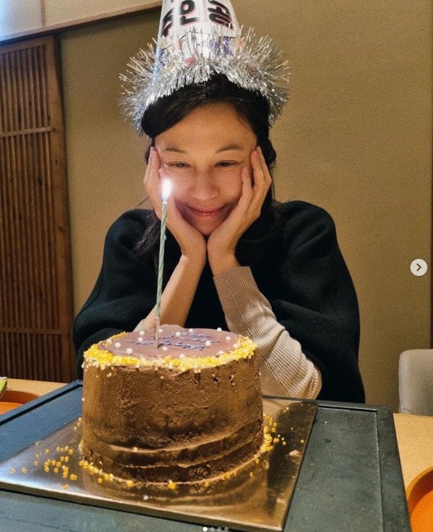 가족과 행복한 시간 김하늘, 장꾸 딸과 보낸 46세 생일파티 [N샷]