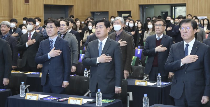 7일 전북 전주 만성동 전북테크비즈센터에서 전북 창업정책 한마당 행사가 열렸다. /사진=뉴시스