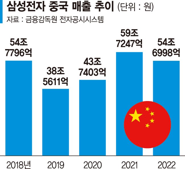 패권전쟁 휘말린 삼성전자 中 매출 꺾였다 [반도체특별법 국회 문턱 넘나]
