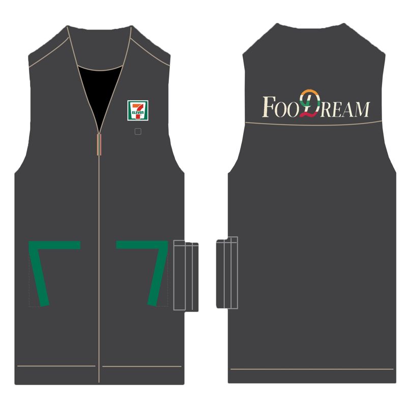 친환경 소재를 활용한 세븐일레븐 유니폼 디자인 이미지. 코리아세븐 제공