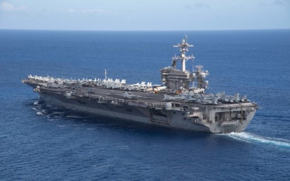 지난 2020년 6월 23일 미국 인도·태평양사령부에 따르면 항공모함 시어도어 루스벨트호(CVN-71), 니미츠호(CVN-68)가 지난 21일부터 필리핀해에서 작전 활동에 나섰다. 미군은 이들 항모가 7함대 구역에 배치될 것이라고 설명했다. 사진은 시어도어 루스벨트 항공모함. 사진=미국 인도태평양사령부 홈피 캡처