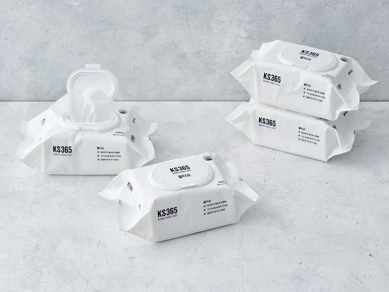 컬리 자체브랜드 'KS365 물티슈'