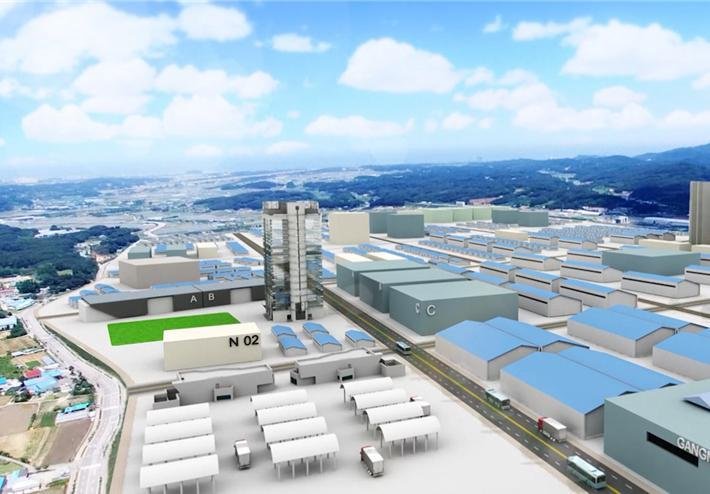 강릉 천연물 바이오 국가첨단산업단지 조감도.(강릉시 제공) 2023.3.15/뉴스1