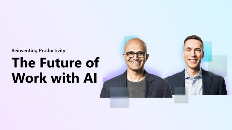 마이크로소프트(MS) CEO 겸 이사회 의장인 사티아 나델라(왼쪽)와 모던워크 및 비즈니스 애플리케이션 부문 기업부사장 제라드 스파타로가 오는 16일(현지시간) '생산성의 재발견 : AI와 일하는 미래'를 주제로 온라인 발표를 진행한다. 한국MS 제공