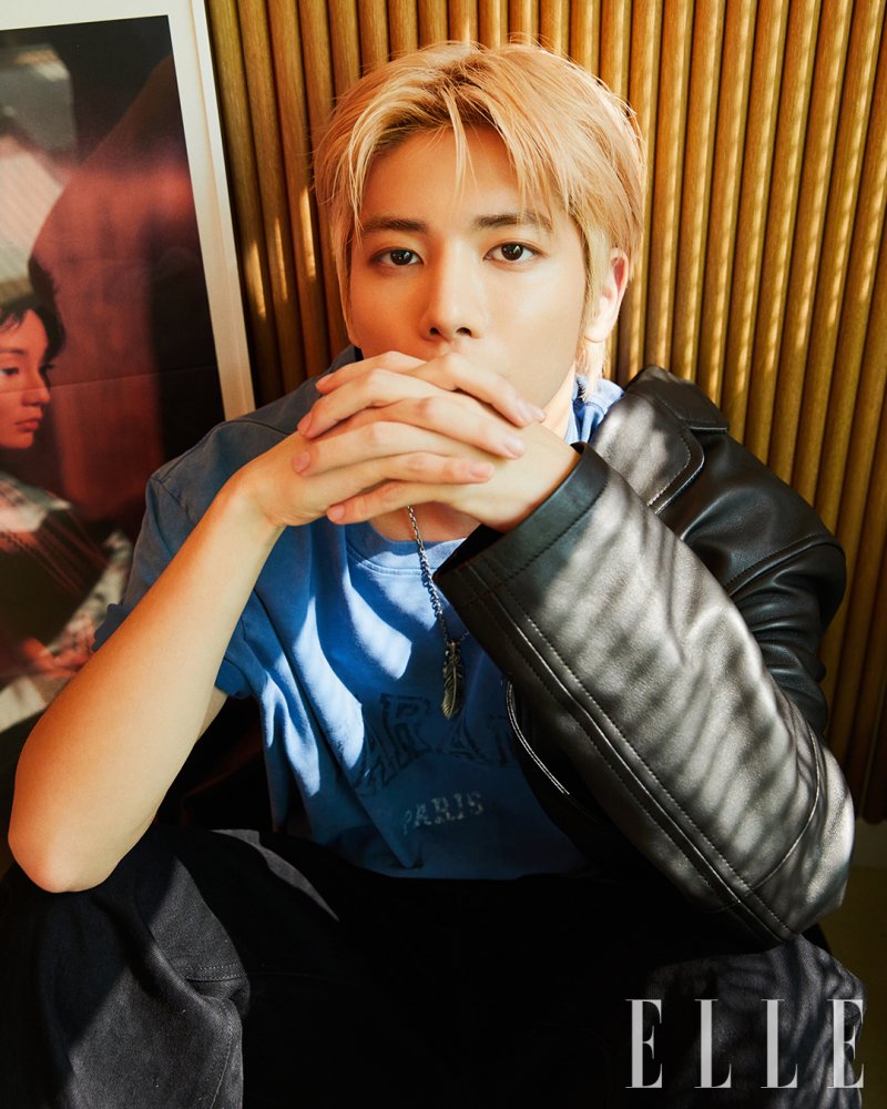 [서울=뉴시스] 그룹 투모로우바이투게더(TOMORROW X TOGETHER) 태현. 23.03.17. (사진=엘르 코리아 제공) photo@newsis *재판매 및 DB 금지