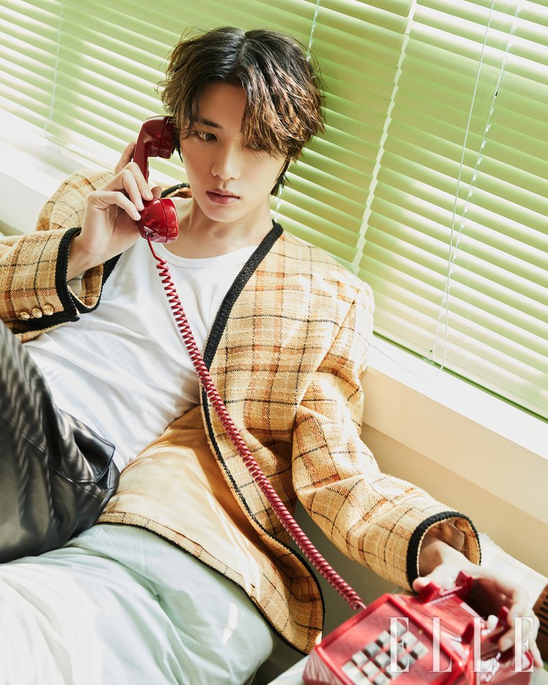 [서울=뉴시스] 그룹 투모로우바이투게더(TOMORROW X TOGETHER) 범규. 23.03.17. (사진=엘르 코리아 제공) photo@newsis. *재판매 및 DB 금지