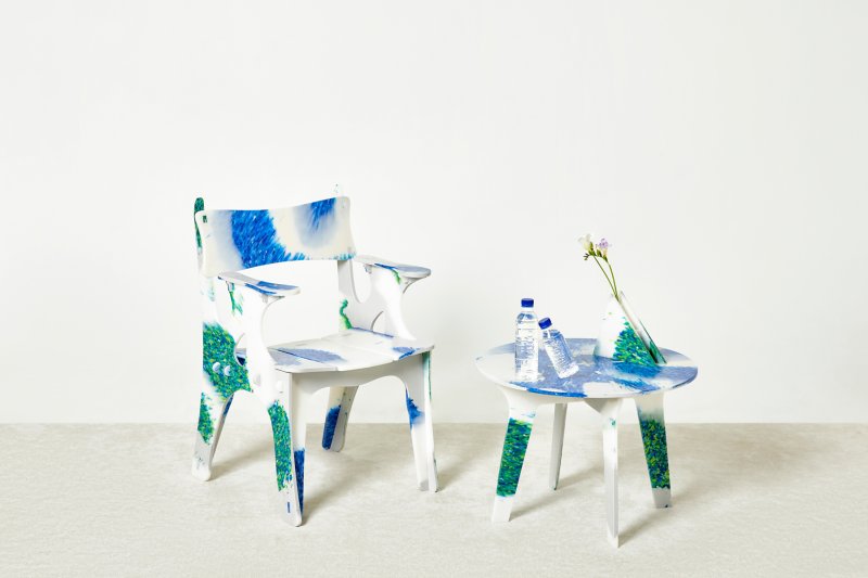 친환경 업사이클 가구(글래드 호텔 제공)