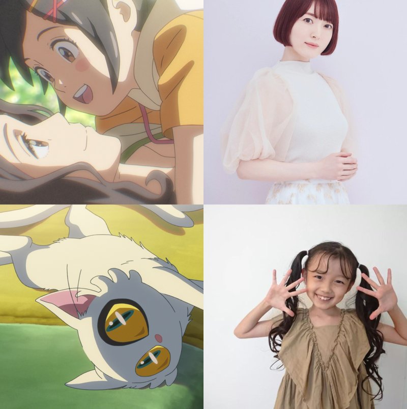 '스즈메의 문단속' 성우진/ 이와토 츠바메 역 하나자와 카나(위) 다이진 역 야마네 안(아래)