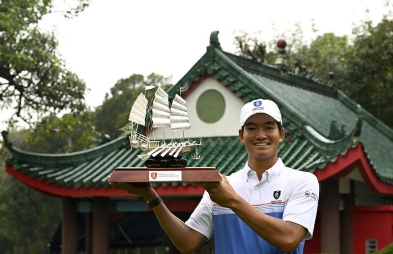 남자 골프 장유빈, 2R는 단독 2위, 선두에 6타차 … 단체전 1위는 수성 [항저우AG]