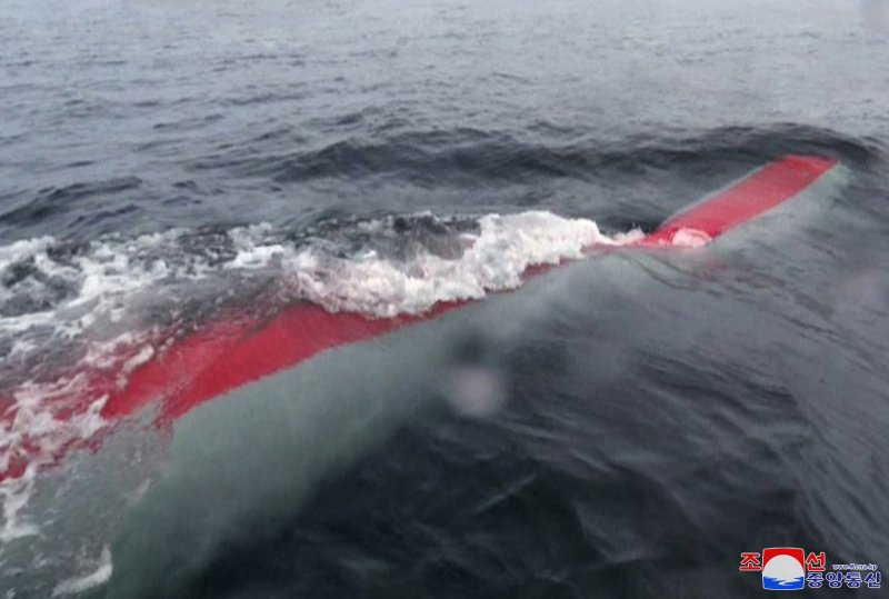 북한 조선중앙통신은 '조선민주주의인민공화국 국방과학원은 지난 2023년 3월 25~27일까지 수중전략무기체계에 대한 시험을 또다시 진행하였다.'고 보도했다. 조선중앙통신 캡처