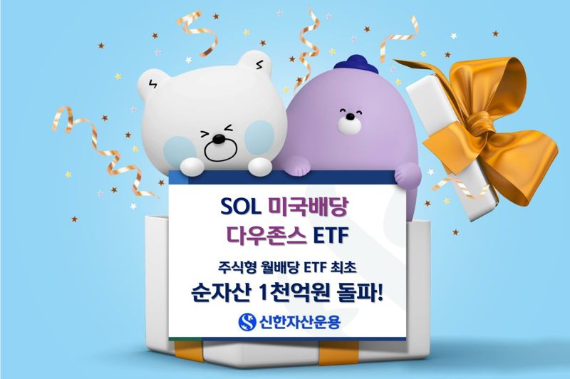 주식형 월배당 ETF 최초···순자산 1000억 돌파 상품은?