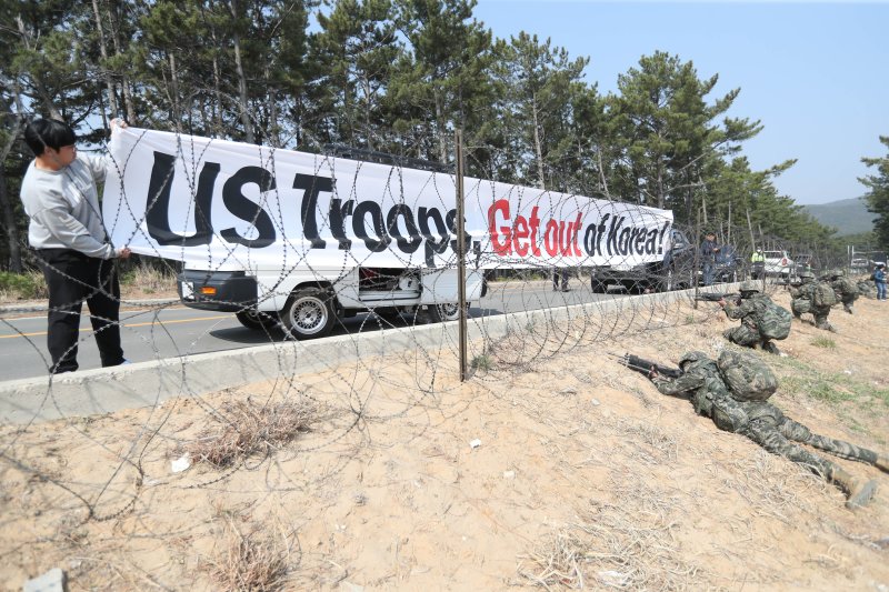 "주한미군 4500명 괌 이전" 논의...아태 미군 수뇌부 우려해와